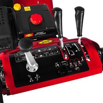 Снегоуборщик бензиновый DDE ST1176LET (SnowEngine 11 л.с, 76 см, эл.старт, скор. +6/-2, гусеницы)