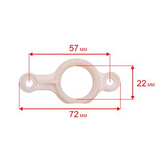 Фланец патрубка V образного резинового DDE GS 770-14"  (916-141-077)