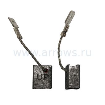 Щетка графитовая UNITED PARTS для METABO WE/17/19-125/150/180 (аналог 316065450) 8х12,5х15мм