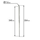Ось DDE LME 3212 колес задняя (791-707-34)