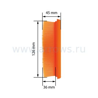 Фильтр воздушный UNITED PARTS для бензореза STIHL TS700/800 набор 2 шт. (основной + предварительный) (аналог 42241410300 / 42241401801)