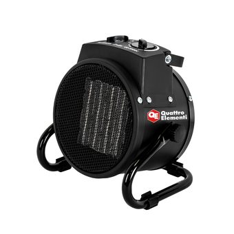 Нагреватель воздуха электрический керамический QUATTRO ELEMENTI QE-2000C (2кВт, 130 м.куб/ч, 220 В, режим вентилятора, 2кг) (649-226)