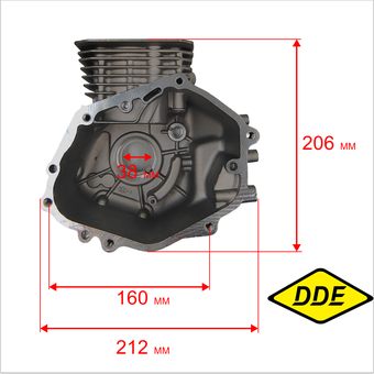 Цилиндр (блок двигателя) DDE T575