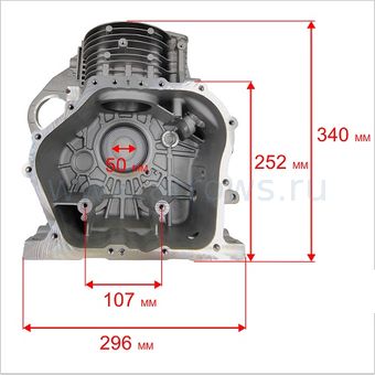 Цилиндр блок двигателя UNITED PARTS UD186 Ø86мм (эл. стартер) дизельный двигатель