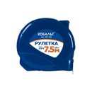 Рулетка КОБАЛЬТ Луч 7,5м x 25мм, корпус из ABS пластика, мех.стопор, белое мат. покрытие ленты, толщина ленты 0.11 мм (247-323)