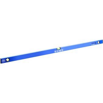 Уровень строительный КОБАЛЬТ Комфорт, 1200 мм, профиль 20 x 49 мм, 3 глазка, точность 1 мм/м (243-011)