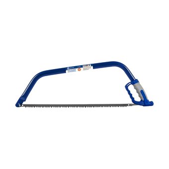 Пила лучковая КОБАЛЬТ быстрый грубый рез, 600 мм, для сырой древесины, прорезиненная рукоятка с защитой рук, быстрая смена лезвия (926-300)