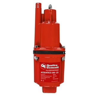 Насос вибрационный QUATTRO ELEMENTI Acquatico 260-25 (260 Вт, 1080 л/ч, для чистой, 60м, кабель25 м, верхний забор, 3,2кг) (791-769)