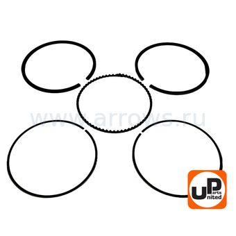Кольцо поршневое UNITED PARTS Ø77×2,0 мм 177F, GX270 компл. (90-0306)