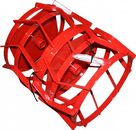 Грунтозацепы DDE "вспашка" для DDE "Мустанг-1" (втулка СРЕДЯЯ, ф=380мм, три обруча, шир.=180мм)