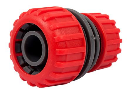 Муфта соединительная QUATTRO ELEMENTI для садового шланга 1/2" - 3/4", пластик