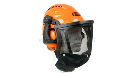 Шлем лесоруба OREGON оранжевый "PROFI"