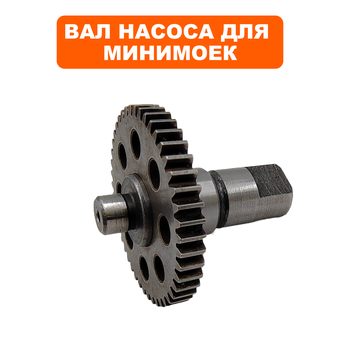 Вал с шестерней QUATTRO ELEMENTI для мойки Palermo 110 Turbo, Palermo 125 Turbo (помпы)