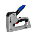 Степлер механический КОБАЛЬТ СТРЕЛОК, алюм.корп., скобы 6-14 мм, тип 53, шпильки 12-14 мм, гвозди 14 мм, рег.удара, спуск.крючок (240-690)