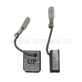 Щетка графитовая UNITED PARTS для METABO WE/WEV/WEP15/17-125/150 (аналог 316055770) 6х12,5х15мм АВТОСТОП