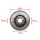 Чашка сцепления DDE к/в Ø25мм, 6 шлицов, Кентавр 2020
