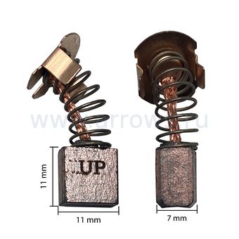 Щетка графитовая UNITED PARTS для MAKITA СВ-441 (аналог 194435-6) 7х11х11мм