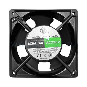 Вентилятор UNITED PARTS (220В) (0,14А) (размер 120х120х39мм) для сварочных аппаратов и стабилизаторов