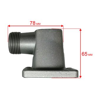 Фланец подающий DDE WP250/PN25-II