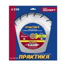 Диск алмазный турбосегментный ПРАКТИКА "Эксперт-бетон" 230 х 22 мм, сегмент 10мм (030-788)