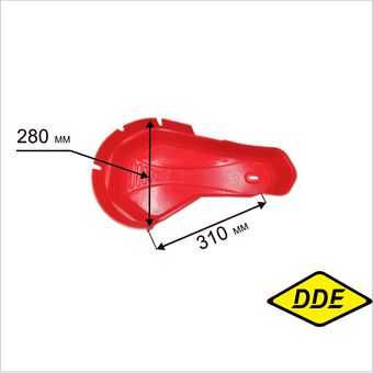 Кожух ремня DDE V650 II (Мустанг 2/3) (0100190003AA)