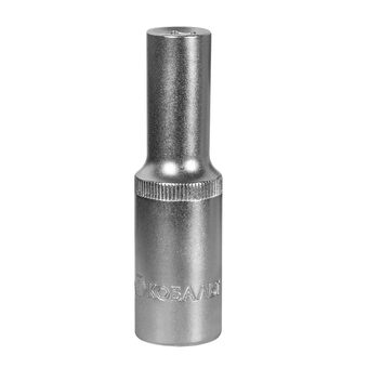 Головка торцевая глубокая КОБАЛЬТ 1/2", 9 мм, CR-V, подвес (644-009)