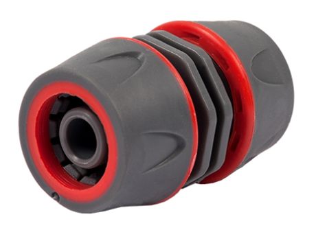 Муфта соединительная QUATTRO ELEMENTI для садового шланга 1/2" - 1/2", мягкий пластик