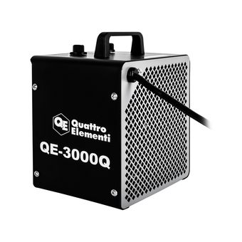 Нагреватель воздуха электрический керамический QUATTRO ELEMENTI  QE-3000Q КУБ (2,0/3,0 кВт, 250 м.куб/ч, площадь обогрева 30 м2) (915-977)