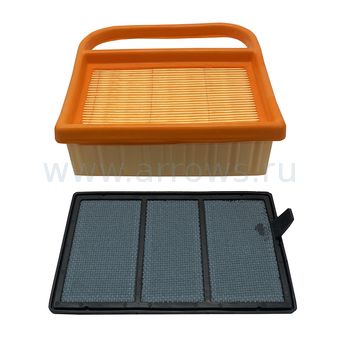 Фильтр воздушный UNITED PARTS для бензореза STIHL TS410/420 набор 2 шт. (основной + предварительный) (аналог 42381404403)