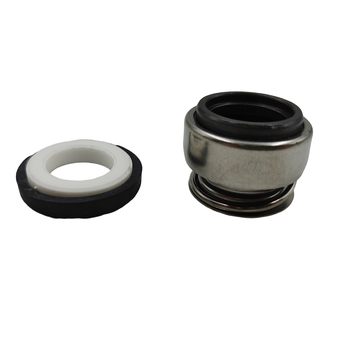 Сальник механический QUATTRO ELEMENTI D1000H Inox (мех: Ø27,5мм, Ø13мм, высота 17мм) (кер: Ø28мм, Ø15мм, высота 5мм)