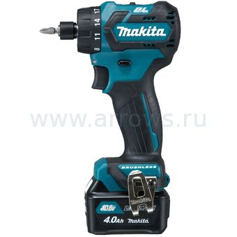 Шуруповёрт аккумуляторный MAKITA DF032DWME (10.8 В. 35 нм, 2 ск, 0.9кг, 2акк.Li-ion.4Ач, (DF032DWME)