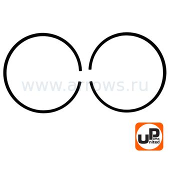 Кольцо поршневое UNITED PARTS Ø49мм, компл 2шт, для STIHL MS390 11270343007