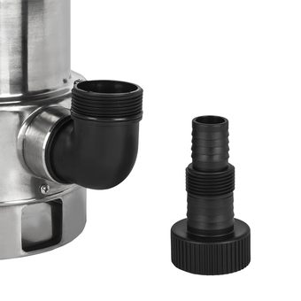 Насос дренажный QUATTRO ELEMENTI Drenaggio 1100 F Inox (1100 Вт, 19000 л/ч, для грязной, 9 м, 7,5кг, нерж.сталь корпуса) (770-742)
