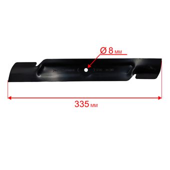 Нож для газонокосилки оригинальный DDE LME3614 / LME3516