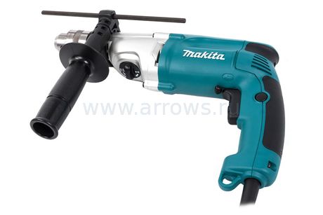 Дрель сетевая ударная MAKITA HP2050 (720Вт, 0-1200/0-2900 об.мин, ключевой патрон, кейс)