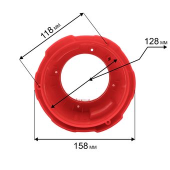 Корпус насоса водяного QUATTRO ELEMENTI D400F ->70-711-031 (770-773-031)