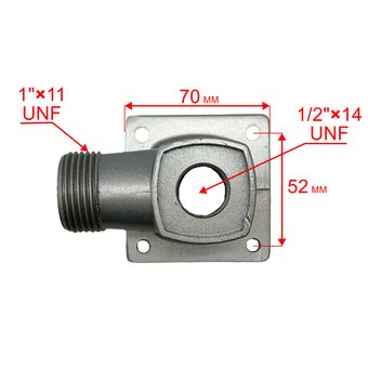 Фланец подающий DDE WP250/PN25-II