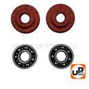 Подшипник коленвала UNITED PARTS 6201 для HUSQVARNA 137/142, PART 351 с сальником (аналог 5300563-63) комплект 2шт