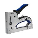 Степлер механический КОБАЛЬТ скобы 4-14мм, тип 53, цел/мет. корпус, рег.удара, прорез. рук-ка, индикатор перезарядки (240-669)