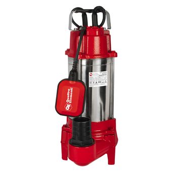 Насос фекальный QUATTRO ELEMENTI Sewage  500F Ci-Cut (500 Вт, 19000 л/ч, грязевой, 12 м, 15.2 кг, чугун, с НОЖОМ) (909-075)