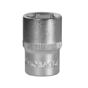 Головка торцевая КОБАЛЬТ 1/2", 18 мм, Cr-V, подвес (643-118)