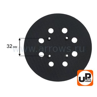 Платформа UNITED PARTS универсальная ф 125mm, крепление 4 отверстия
