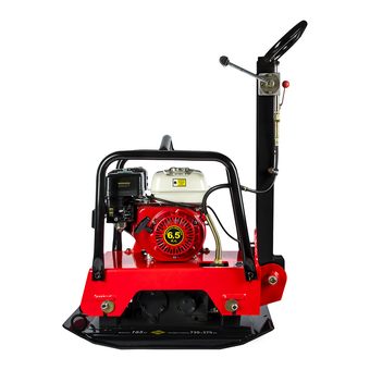 Виброплита DDE VP 160 HK (Honda 6,5 л.с., плита 730×370 мм, до 570 кв. м/час, 165 кг, гл. упл. 50 см,реверс, колеса)