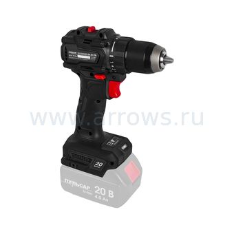 Дрель аккумуляторная безударная ПУЛЬСАР ДА 20- 70Б (20В, 70Нм, 13мм, без акк и з/у, коробка)