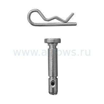 Болт крепления шнека (срезной) UNITED PARTS для снегоотбрасывателя 6х37мм, под шплинт (набор 4шт)
