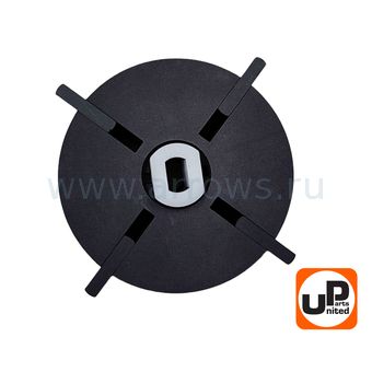 Ротор насоса в сборе UNITED PARTS для дизельных пушек 65кВт (Ø53,8×20мм) (лопасти 20×15,6×3мм) (Китай)