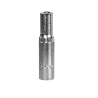 Головка торцевая глубокая КОБАЛЬТ 1/4", 6 мм, CR-V, подвес (643-903)