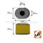 Фильтр воздушный UNITED PARTS для двигателя 168/170F HONDA GX160/GX200 (овальный) (аналог 17210-ZE1-505 / 17210ZE1822 /17210ZE1821)