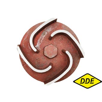 Крыльчатка помпы DDE PN51/PN81 резьба 3/4"x16 UNF