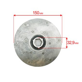 Крыльчатка помпы DDE PH50-80 №2